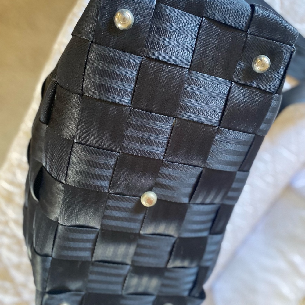 VINTAGE Harvey’s Original Seatbelt Travel Bag, Black - Picture 5 of 7